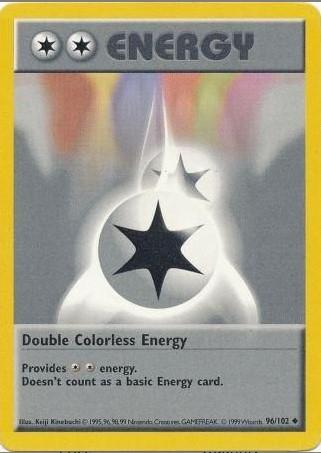 Double Colorless Energy