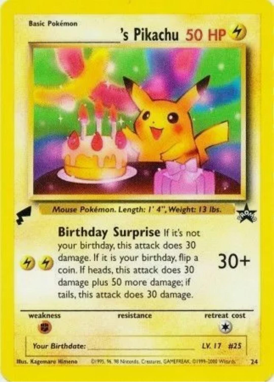 Birthday Pikachu