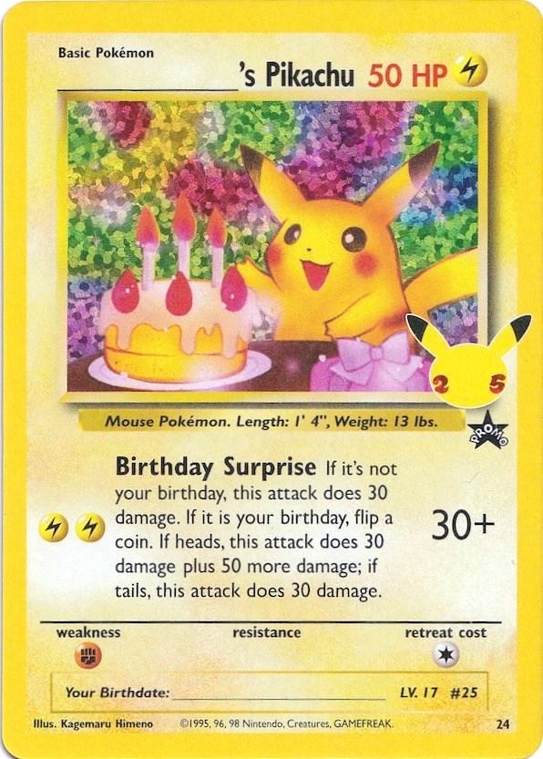 Pikachu Birthday